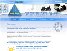 Tablet Screenshot of lorgeplastics.com